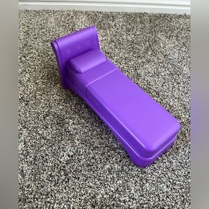 Barbie 12” Purple Doll Bed